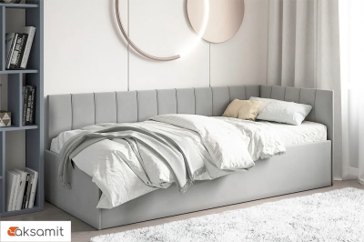 Кровать Мика с ПМ 90х200 универсальная Newtone Light GREY