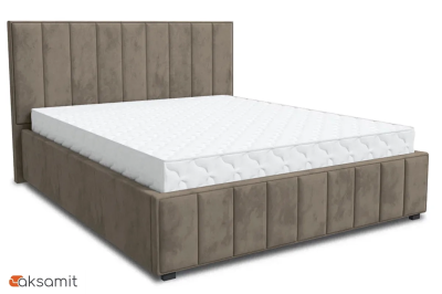 Кровать Кордова-1 с ПМ 140х200 (Боска Лайт VL-2301-04 / Какао) 1 кат. 