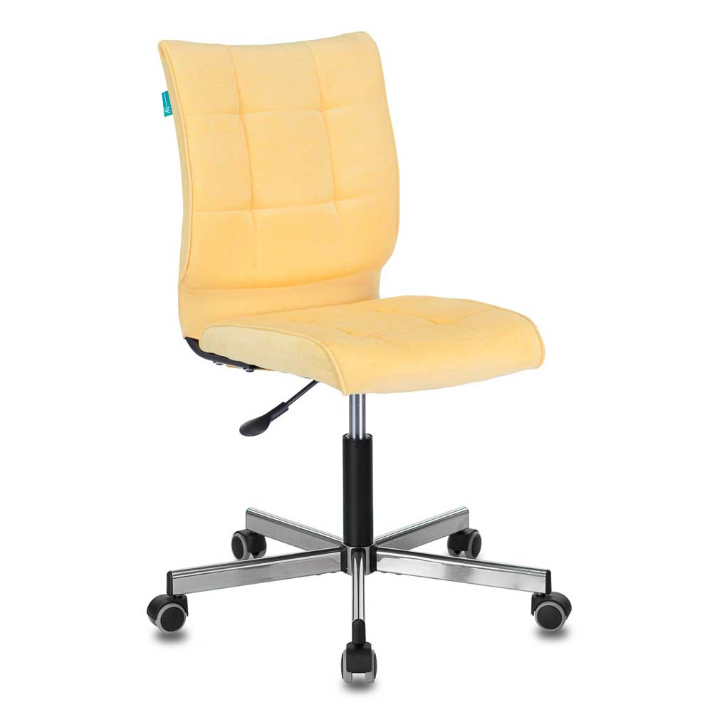 Кресло компьютерное Бюрократ СH-330M/VELV74, желтый
