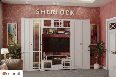 Гостиная Sherlock Ясень Анкор Светлый (Комплект 2)