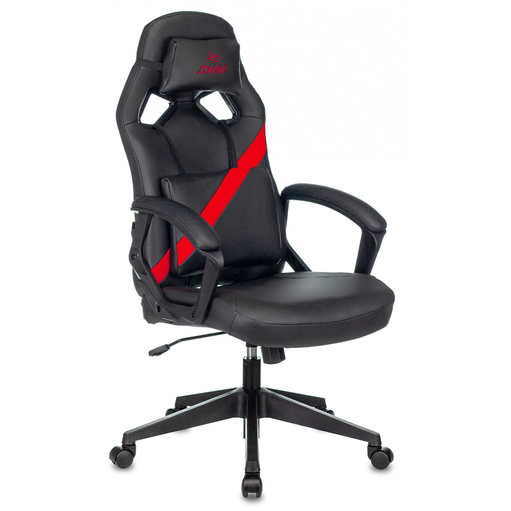 Игровое компьютерное кресло Zombie Driver, черный/красный