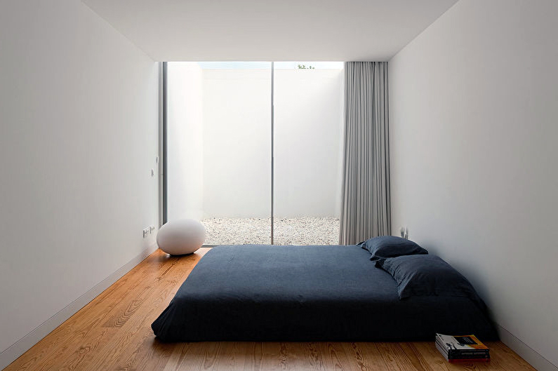 Пример спальни в стиле минимализм