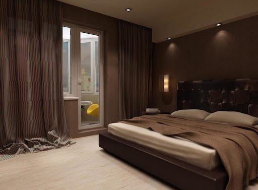 Спальня в коричневых оттенках - 15 уютных примеров