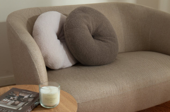 Подушка Бэйгл Cozy Brown