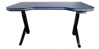 Стол регулируемый Fit Focus Game с подсветкой, черный
