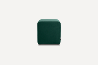 Пуф Куб Velvet Emerald
