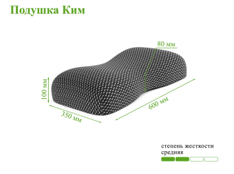 Подушка ЭОС Ким Black Edition