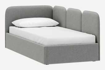 Детская кровать Имми 90 Textile Grey