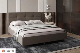 Кровать Каприз на латах 160х200 (Newtone CACAO (капучино))