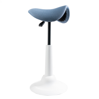 Стул для активного сиденья Chair Meister Saddle, белый каркас, синий