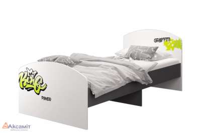 Односпальная кровать Граффити (90х200)